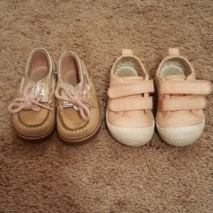 Sperry and sneakers size 4